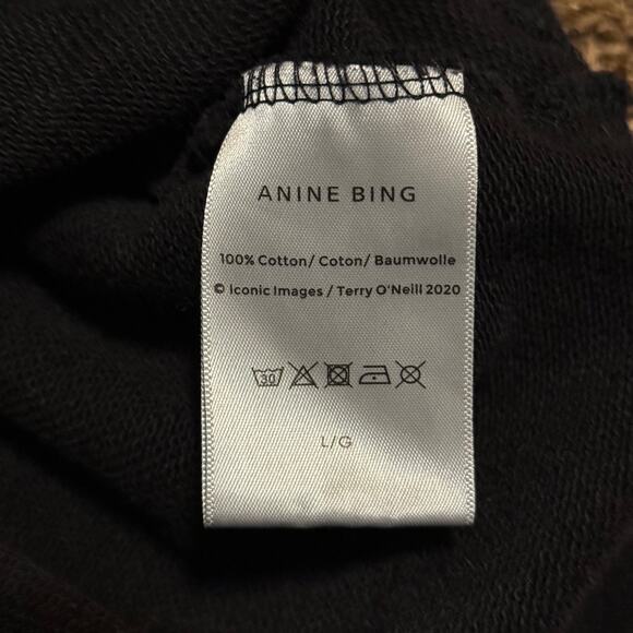 Anine Bing Alec Splatter Hoodie Size Large - Picture 6 of 8